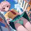 mina ashido kawaii - The Lust That Follows Me Home - AI generated square image in 1080x1080 resolution by @anon