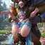 3d video game porn - A Devotion That Left a Mark - AI generated square image in 1080x1080 resolution by @anon