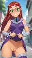 naked starfire and raven - Pleasure That Rewrites the Rules - AI generated portrait image in 1080x1920 resolution by @anon