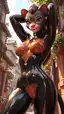ai furry porn videos - The Night That Lit Up the Dark - AI generated portrait image in 1080x1920 resolution by Anonymous Creator