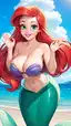 shemale ariel porn - A Darkness That Turned Softly Dangerous - AI generated portrait image in 1080x1920 resolution by @anon