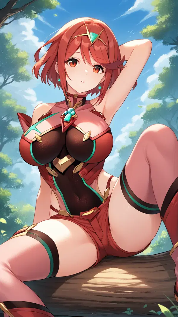 pyra cosplay nude - A Drift That Breathed Under the Surface - AI generated portrait image in 1080x1920 resolution by @anon