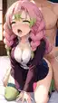 mitsuri hentai semidraws - A Shiver That Pulled Me Under - AI generated portrait image in 1080x1920 resolution by @anon