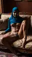 hijab girl porn - A Restlessness That Stayed Where It Should Not - AI generated portrait image in 1080x1920 resolution by Anonymous Creator