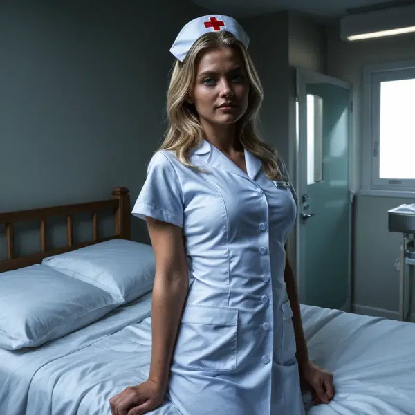 nurse ryleigh nude - Desire Dressed in Darkness - AI generated square image in 1080x1080 resolution by @anon