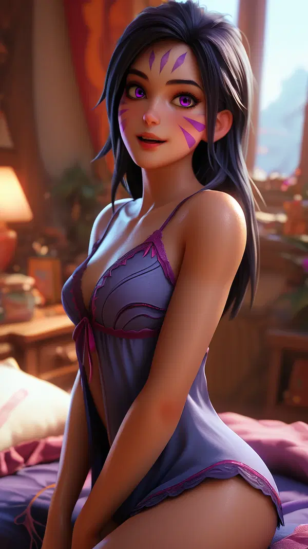 league of legends katarina porn - Burning Because I Cannot Stop - AI generated portrait image in 1080x1920 resolution by Anonymous Creator