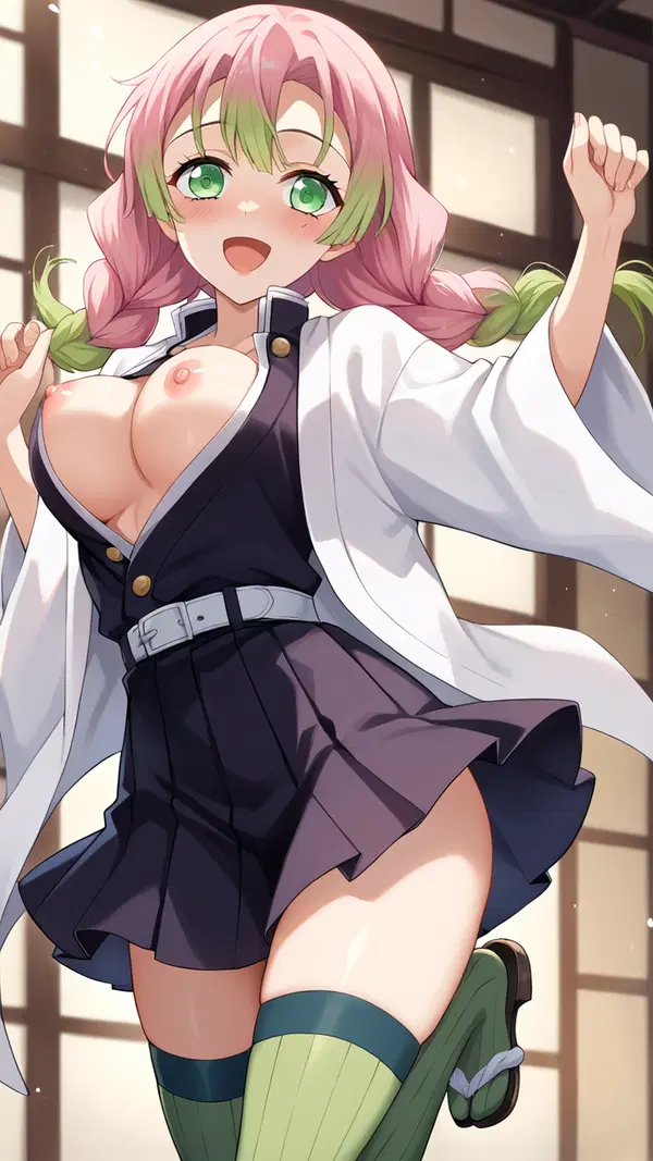 mitsuri x iguro rule 34 - A Velvet That Pulled Me Under - AI generated portrait image in 1080x1920 resolution by @anon