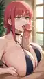 makima sex ai - The Depth That Followed Me Home - AI generated portrait image in 1080x1920 resolution by @anon