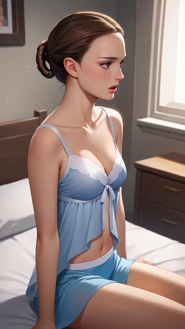 star wars padme lake dress - The Rush That Rose Without Permission - AI generated portrait image in 1080x1920 resolution by Anonymous Creator
