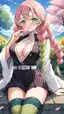 mitsuri gif sex - Burning Quiet in the Middle of the Night - AI generated portrait image in 1080x1920 resolution by @anon