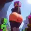 jenny minecraft sex - The Afterglow That Felt Too Close to Name - AI generated square image in 1080x1080 resolution by @anon