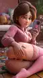 aunt cass elastigirl - The Heat That Refused to Fade - AI generated portrait image in 1080x1920 resolution by @anon