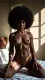 family therapy ebony porn - My Whisper in the Darkest Hour - AI generated portrait image in 1080x1920 resolution by @anon