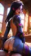 ahri lol hentai - A Danger That Refused the Morning - AI generated portrait image in 1080x1920 resolution by @anon