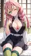 mitsuri kanroji naked gif - The Rush That Knew the Way Down - AI generated portrait image in 1080x1920 resolution by @anon