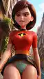 porno de elastigirl - The Afterglow That Moved Through Every Wall - AI generated portrait image in 1080x1920 resolution by @anon