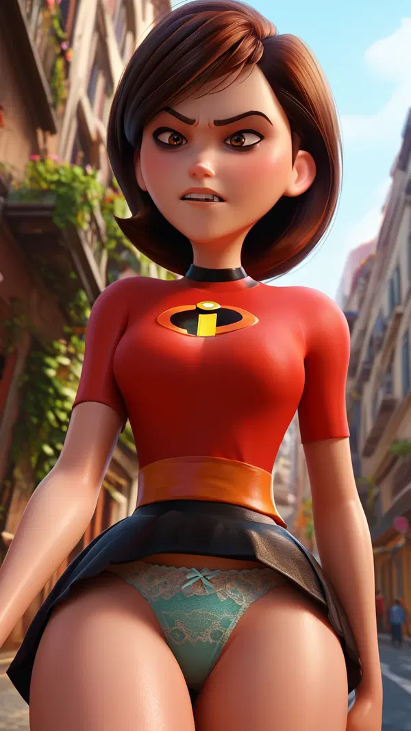 porno de elastigirl - The Afterglow That Moved Through Every Wall - AI generated portrait image in 1080x1920 resolution by @anon
