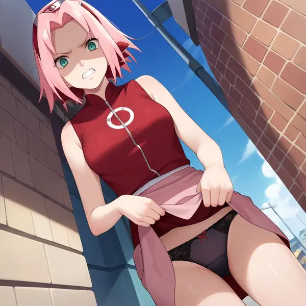 sakura hot ai - When Yearning Stops Asking Permission - AI generated square image in 1080x1080 resolution by @anon