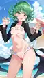 tatsumaki cosplay nude - A Wildness That Lit Up the Dark - AI generated portrait image in 1080x1920 resolution by @anon