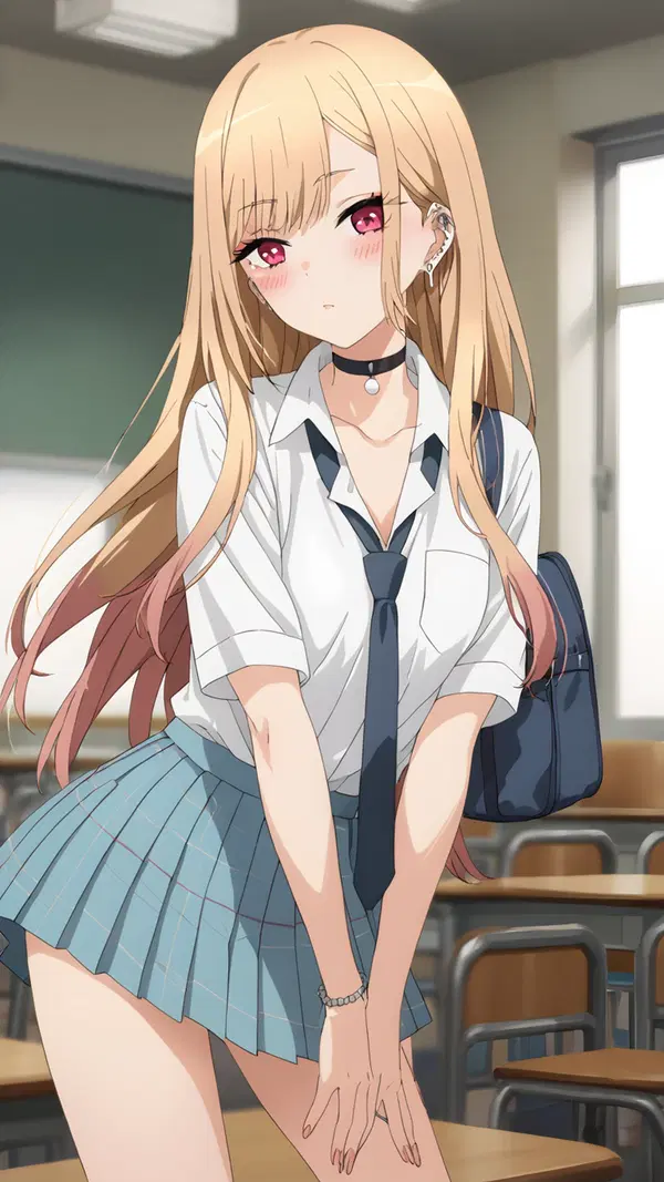 marin kitagawa hentai 3d - The Pleasure That Makes the Night Worthwhile - AI generated portrait image in 1080x1920 resolution by @anon
