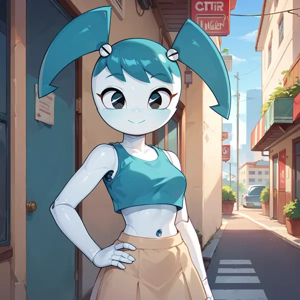 comic porn robot - A Pull That Held the Door Open - AI generated square image in 1080x1080 resolution by @anon