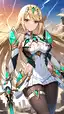 pyra and mythra boobs - The Pulse That Turned Into Weather - AI generated portrait image in 1080x1920 resolution by Anonymous Creator