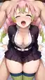 mitsuri cos sex - A Darkness That Kept Its Hands on the Hour - AI generated portrait image in 1080x1920 resolution by @anon