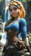 zelda and link sex - What Shadow Does After Midnight - AI generated portrait image in 1080x1920 resolution by @anon