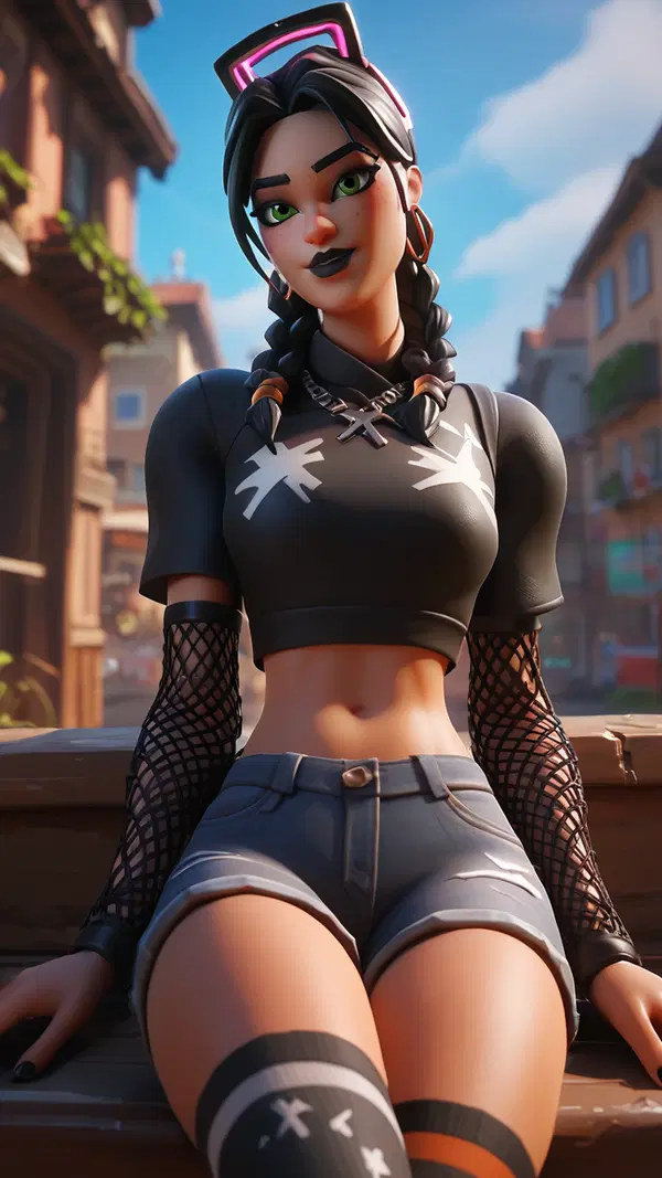 fortnite cosplay female porn - Pleasure Hiding in Plain Sight - AI generated portrait image in 1080x1920 resolution by @anon