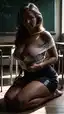 xxx video ai - Temptation Wrapped in Shadows - AI generated portrait image in 1080x1920 resolution by @anon