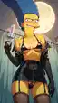 simpsons sex lisa - The Midnight That Stayed Beneath My Skin - AI generated portrait image in 1080x1920 resolution by @anon