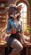 ai furry futa - The Edge That Left a Mark - AI generated portrait image in 1080x1920 resolution by @anon