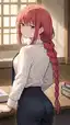 makima porn videos - A Fever That Burned Past the Warning - AI generated portrait image in 1080x1920 resolution by @anon