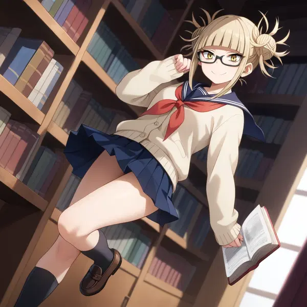 wallpaper himiko toga - A Yearning That Learned My Name - AI generated square image in 1080x1080 resolution by @anon