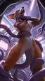 ai furry art generator - The Fall That Left a Mark - AI generated portrait image in 1080x1920 resolution by Anonymous Creator