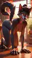 ai furry pussy - Burning for What the Night Offers - AI generated portrait image in 1080x1920 resolution by @anon