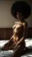 ebony big ass - The Glow That Cut Through Silence - AI generated portrait image in 1080x1920 resolution by @anon