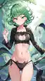 tatsumaki 18+ - When the Dark Calls It Night - AI generated portrait image in 1080x1920 resolution by @anon