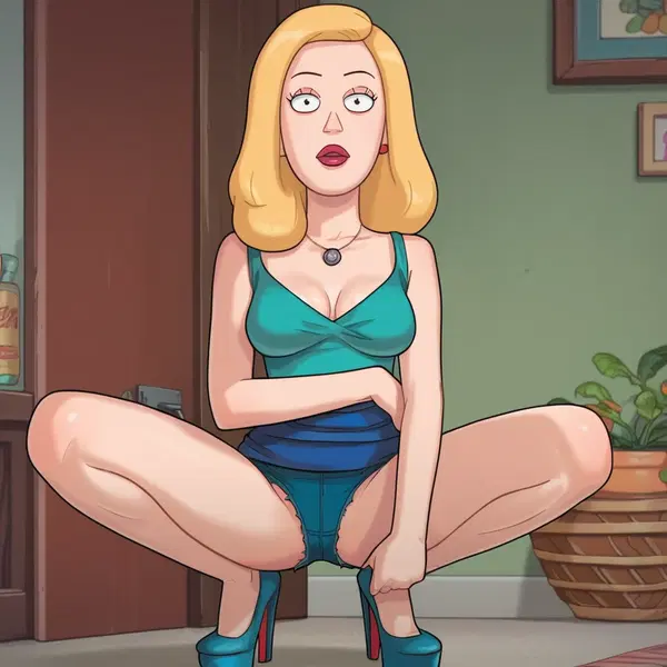 Tricia Rick and Morty Porn - The Lust That Follows Me Home - AI generated square image in 1080x1080 resolution by @anon