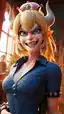 bowsette xxx comic - A Midnight Built From Gravity - AI generated portrait image in 1080x1920 resolution by @anon