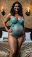 bbw ebony xxx - Where Heat Learns to Wait - AI generated portrait image in 1080x1920 resolution by @anon