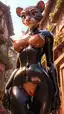 furry porn game itch - The Edge That Opened in Shadow - AI generated portrait image in 1080x1920 resolution by Anonymous Creator