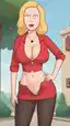 beth from rick and morty - The Midnight That Took the Long Way Back - AI generated portrait image in 1080x1920 resolution by @anon