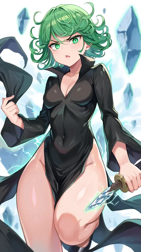 cosplay porn tatsumaki - A Temptation That Learned My Name - AI generated portrait image in 1080x1920 resolution by Anonymous Creator