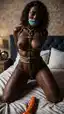 ebony periscope tits - The Kind of Want That Never Quits - AI generated portrait image in 1080x1920 resolution by Anonymous Creator