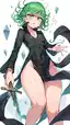 maplestar tatsumaki - Where Midnight Opens Slowly - AI generated portrait image in 1080x1920 resolution by @anon