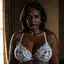 black asian milf - The Static That Made Shadows Feel Warm - AI generated square image in 1080x1080 resolution by @anon