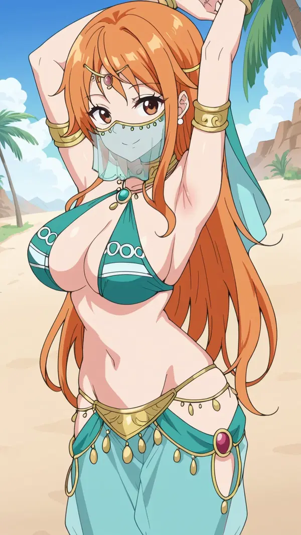 one piece nami pfp - Heat That Makes Me Forget Everything - AI generated portrait image in 1080x1920 resolution by @anon