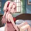 anime sex sakura - The Fire That Stayed Beneath My Skin - AI generated square image in 1080x1080 resolution by @anon
