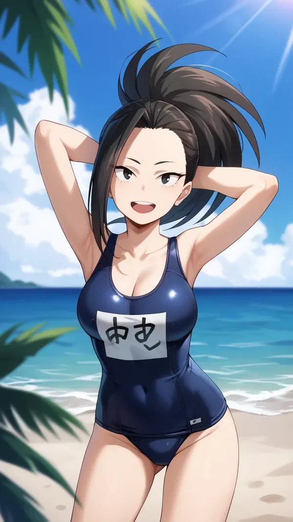 mha yuri hentai - A Promise That Lit Up the Dark - AI generated portrait image in 1080x1920 resolution by @anon
